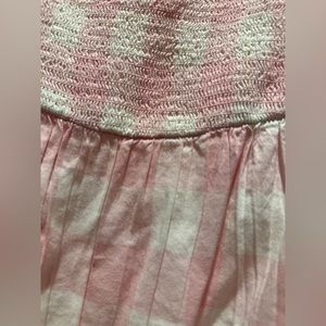 Old navy pink and white dress